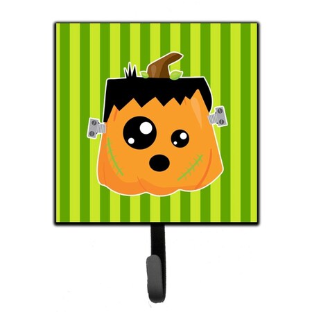 Jensendistributionservices Halloween Pumpkin Frankenstein Leash or Key Holder MI1711340